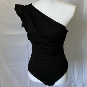 Zara asymmetrical bodysuit